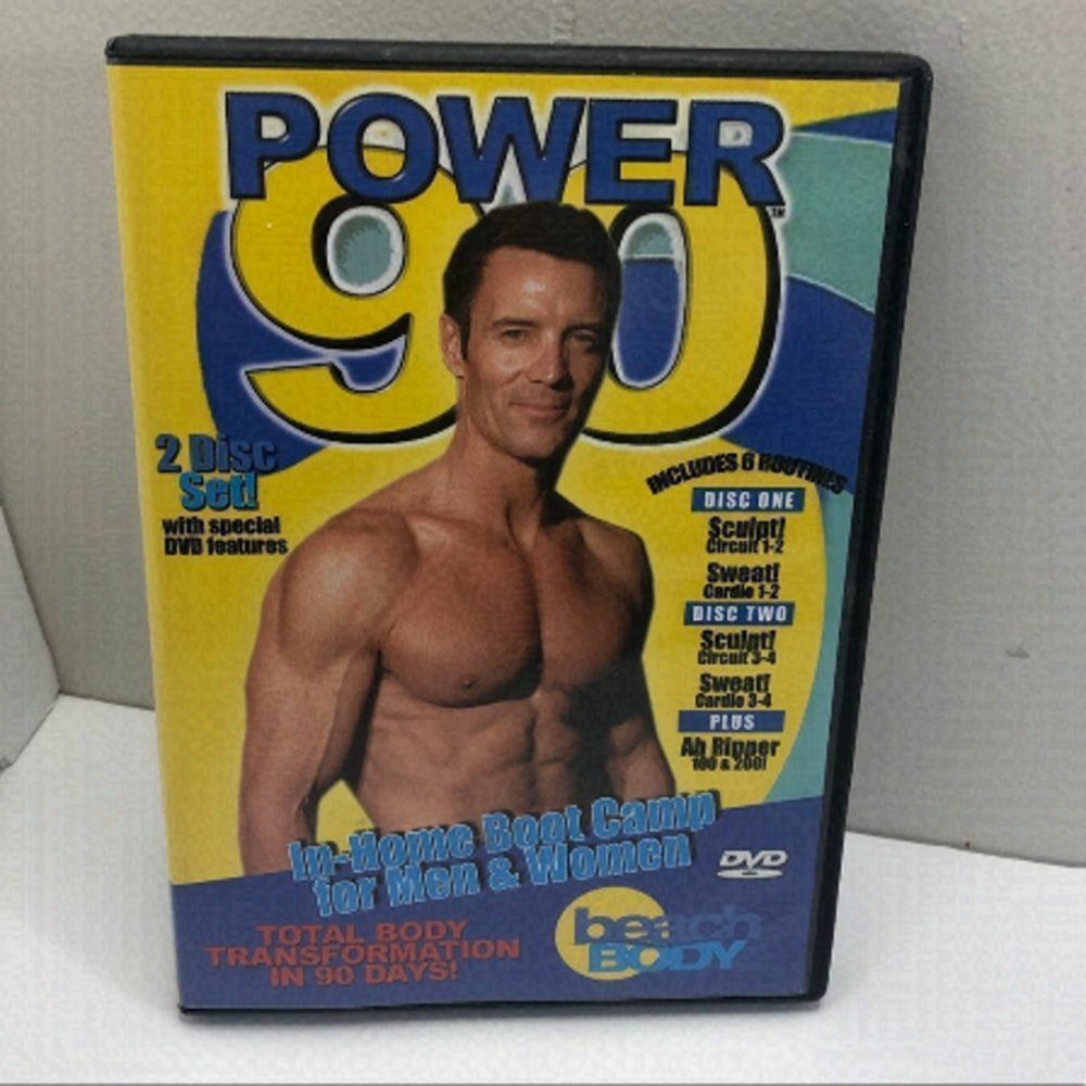 𝅺beachbody Power 90 2 disk set Vintage